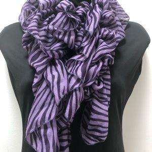 Purple Scarf Wrap 50”